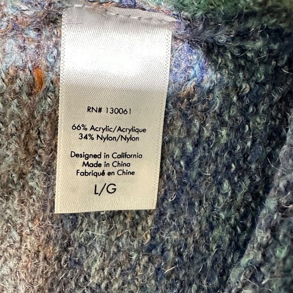 L*Space Women’s Size Large Zoé Sweater Knit Ombre Shorts NWT - Picture 7 of 10